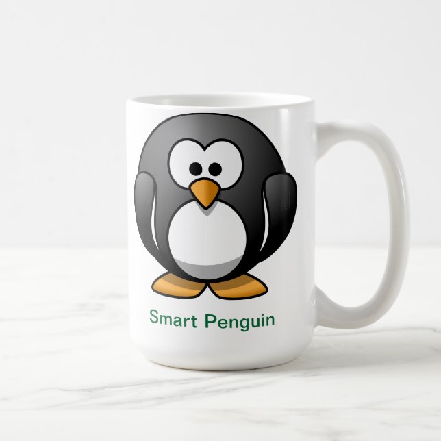 Intelligenter Pinguin Kaffeetasse (Rechts)