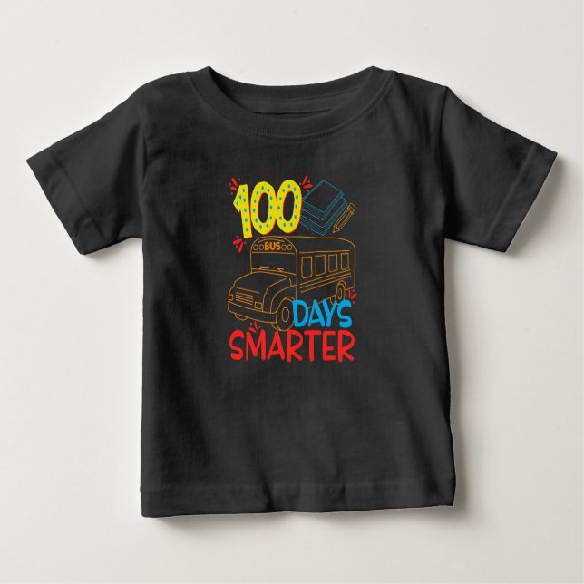 Intelligenter Schulbus 100 Tage T - Shirt (Vorderseite)