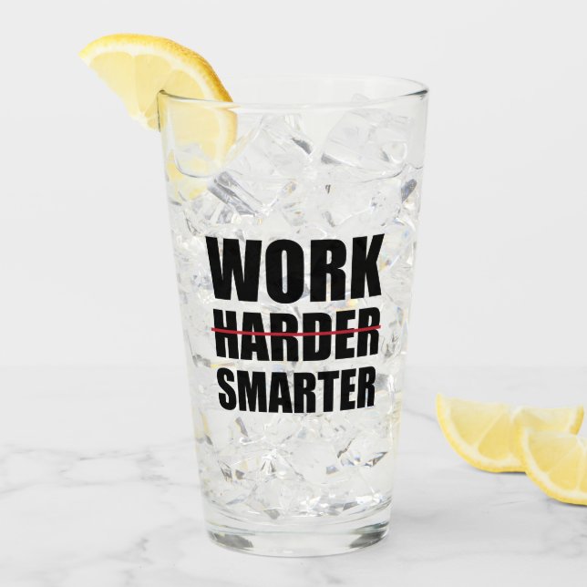 Intelligenter und Motivierend arbeiten Glas (Vorderseite Ice)