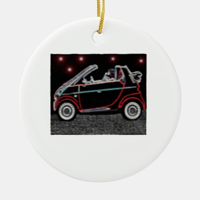 Intelligentes Auto Keramik Ornament (Vorne)
