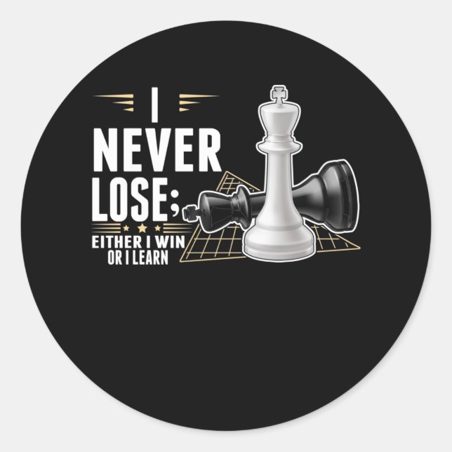 Intelligentes Brettspiel für Smart Chess Player Runder Aufkleber (Vorderseite)