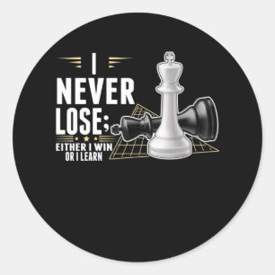 Intelligentes Brettspiel für Smart Chess Player Runder Aufkleber