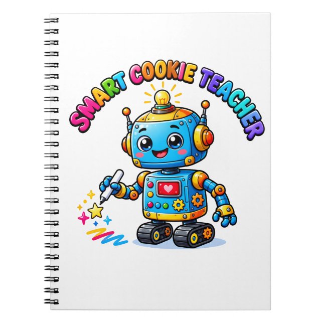 Intelligentes Cookie-Lehrergeschenk Notizblock (Vorderseite)