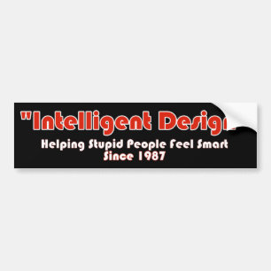 "Intelligentes Design" Autoaufkleber