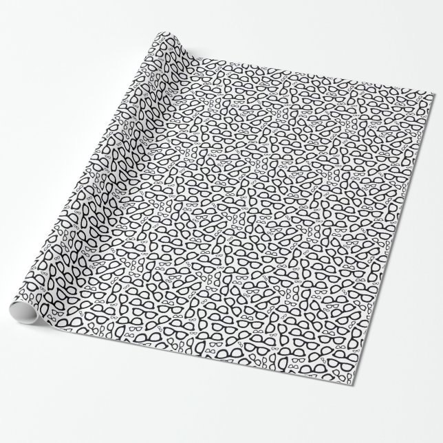 Intelligentes Glas-Muster Geschenkpapier (Ungerollt)