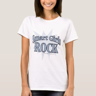 Intelligentes Mädchen-Felsen-Shirt T-Shirt