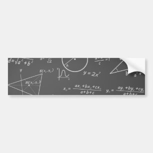 Intelligentes Mathe-Aufkleber Autoaufkleber