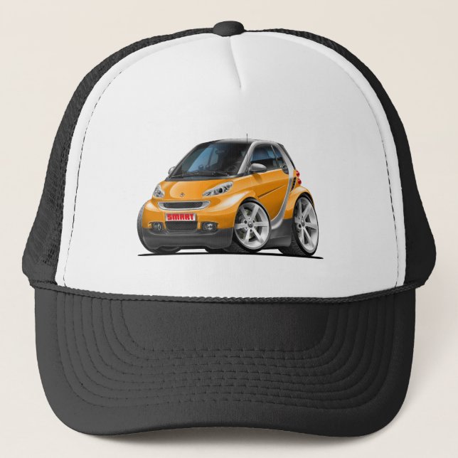 Intelligentes orange Auto Truckerkappe (Vorderseite)