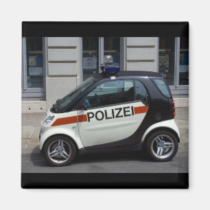 intelligentes Polizeiauto Magnet