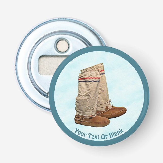 Intelligenz im Schnee Flaschenöffner (Vorderseite)