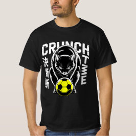 Intense Crunch Time Cat - Game Day Style T-Shirt