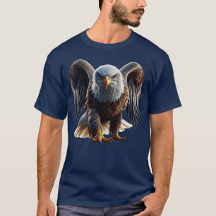 Intensiv American Eagle beobachtend T-Shirt