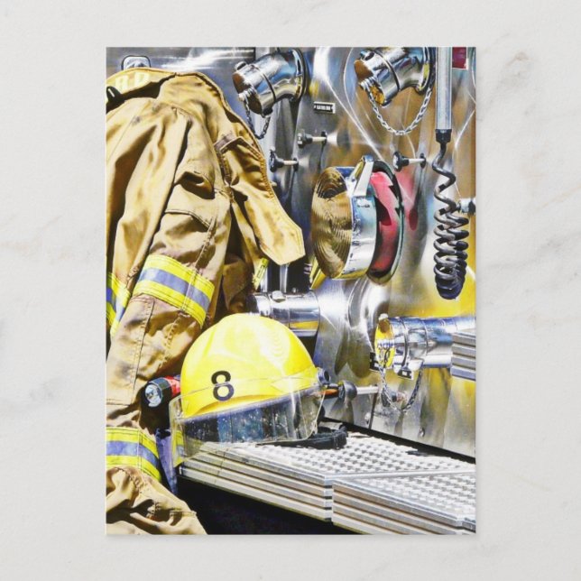 Intensiv - Feuergestänge und Feuerzug Postkarte (Vorderseite)
