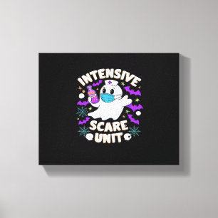 Intensiv-Kindergarten Nurse Halloween ICU Nurse Es Leinwanddruck