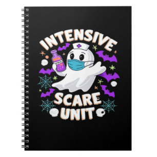 Intensiv-Kindergarten Nurse Halloween ICU Nurse Es Notizblock