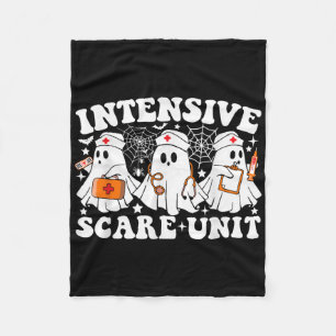 Intensiv-Pflegeeinheit Halloween Ghost-Krankenschw Fleecedecke