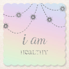*~* INTENSIVE GESUNDHEITSWESEN Rainbow Glitzer Sta Untersetzer