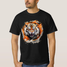 Intensive Roaring Tiger T - Shirt