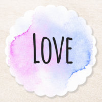 *~* INTENSIVE UNTERSETZER - LIEBE Wasserfarbe EMOT