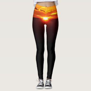 Intensiver Sonnenuntergang Leggings
