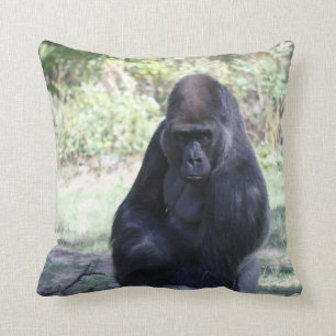 Intensiver Starrengorilla Kissen