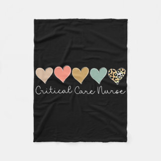 Intensivkrankenschwester Leopard Heart, Valentinst Fleecedecke