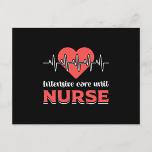 Intensivstation für Krankenpflege ICU-Medizinnotfä Postkarte