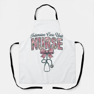 Intensivstation Krankenpfleger Blumenschleife-Shir Schürze