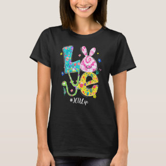 Intensivstation Krankenschwester Hase Liebt Pflege T-Shirt