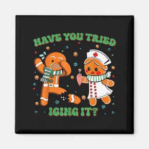 Intensivstation Krankenschwester Weihnachten Süß L Magnet