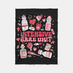 Intensivstation Valentinstag Für Krankenschwester  Fleecedecke