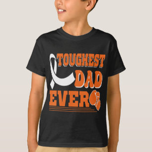 Intensivster Vater je Leukämie Krebsbewusstsein T-Shirt