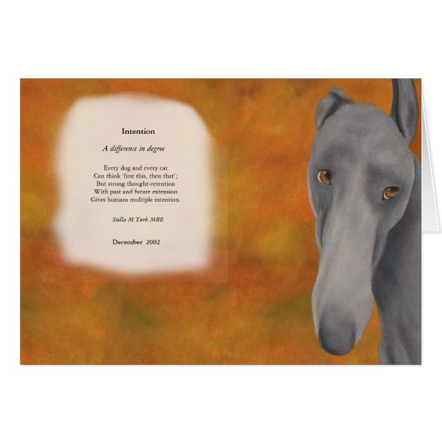 Intention - Une différence de degré - carte (Devant horizontal)