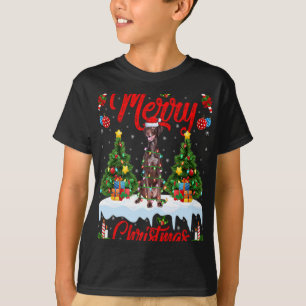 Inter Dog Lichter Weihnachtsbaum Santa Inter Dog C T-Shirt