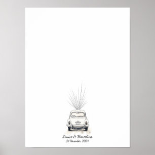 Interaktives Fingerprint-Gästebuch Poster