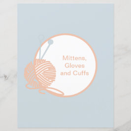 Intercalaire gris pour reliure de modèles de trico