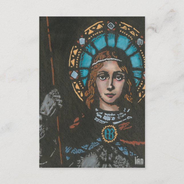Intercession de la carte de prière Jeanne d'Arc (Devant)