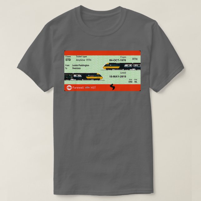 INTERCITY 125 HST T-Shirt (Design vorne)