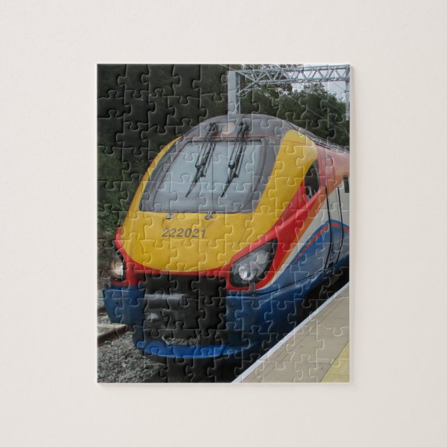 Intercity Passenger Train Jigsaw Puzzle (Vertikal)