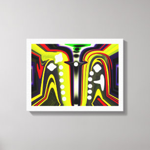 Interdimensionale Sporen Kunst Leinwanddruck