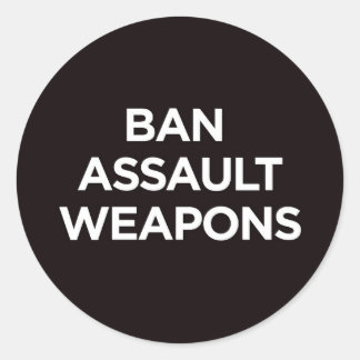 Interdire les armes d'assaut - Sticker