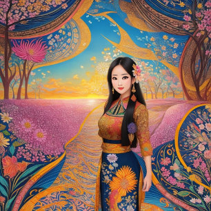 Interessante Fakten über Retro-Bali-Batikdesign - Sweatshirt