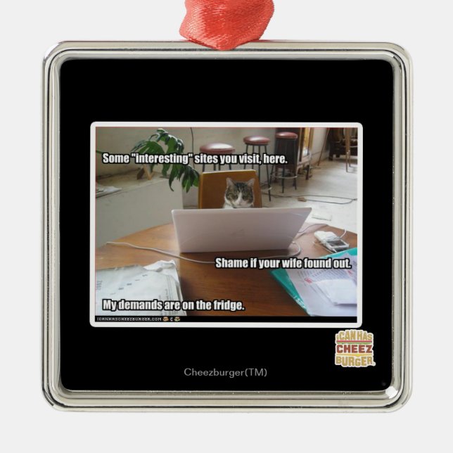 Interessante Standorte Ornament Aus Metall (Vorne)