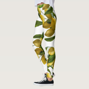 Interessante Zitronen-Leggings Leggings