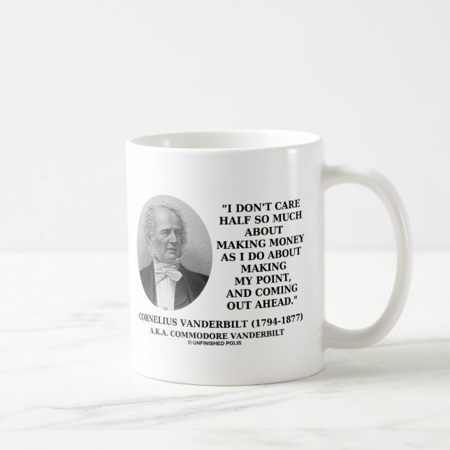 Interessieren Sie sich nicht halb soviel, das Geld Kaffeetasse (Rechts)