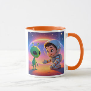 Intergalaktische Begegnung Tasse