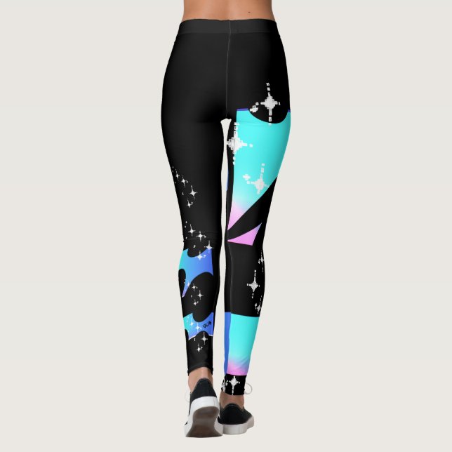 Intergalaktische Welle Leggings (Rückseite)