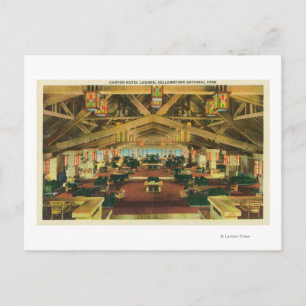 Interieur Blick auf die Canyon Hotel Lounge Postkarte