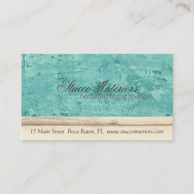 Intérieur | Cartes de visite de design extérieur (Devant)