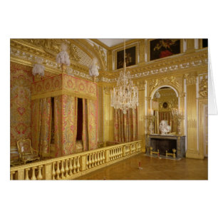 Intérieur de la chambre à coucher de Louis XIV,